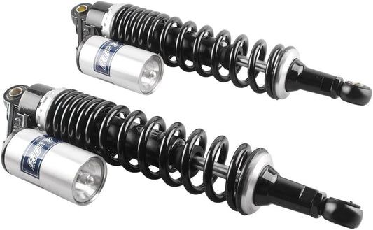 360mm Rear Shock Absorber Suspension Motorcycle ATV Quad 7mm Spring - color: Silver Black