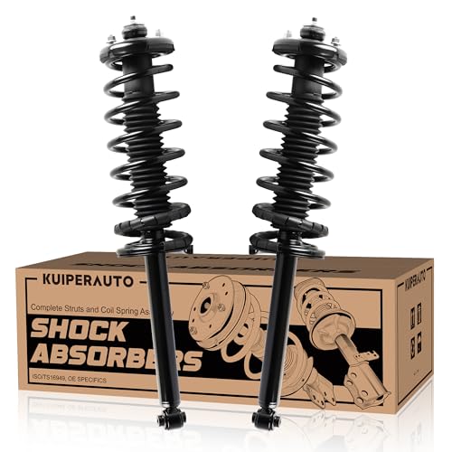 KUIPERAUTO 171299 Pair Rear Struts Complete Assembly Compatible for Honda Accord 1998 1999 2000 2001 2002 (Left and Right) Rear Shocks Absorbers - size: 2X Rear, style: 1998-2002