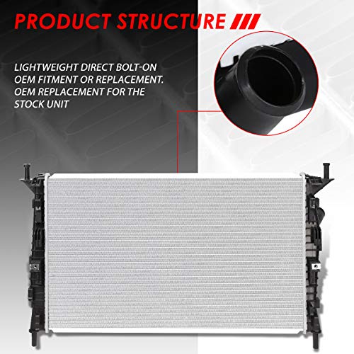 Auto Dynasty 2696 Radiator for 2004-2009 Mazda 3 2.0L 2.3L 23T AT - color: 04-09 Mazda 3 2.0L 2.3L 23T AT