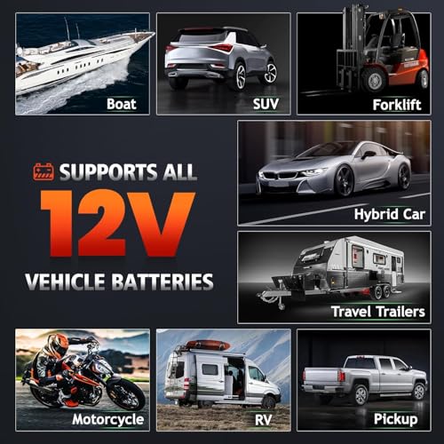 ANCEL BM200 Blue-US Battery Monitor 12V Automotive Bluetooth - color: Blue