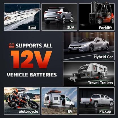ANCEL BM200 Blue-US Battery Monitor 12V Automotive Bluetooth - color: Blue