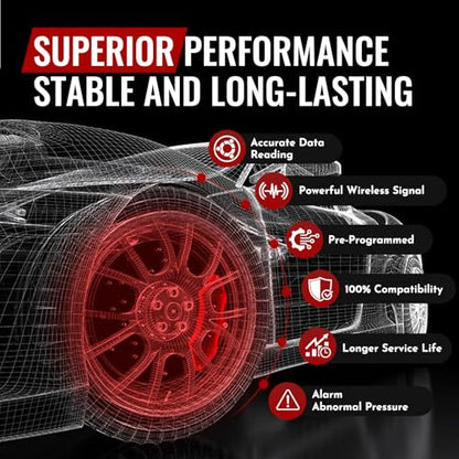 TPMS Sensor Tesla, Bluetooth Tire Pressure Monitoring System Sensor, 1 Pack - size: 1 PCS-TPMS Sensor Bluetooth
