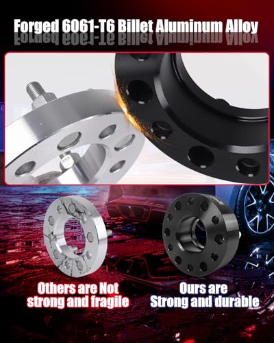 FLYCLE 2 inch 6x5.5 Hubcentric Wheel Spacers for Silverado Sierra 1500 - size: 2 INCH