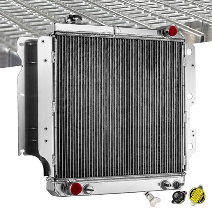 Jeep TJ 4.0 Aluminum Radiator # 2101 3 Row All Aluminum Performance Radiators - size: 3-Row Aluminum