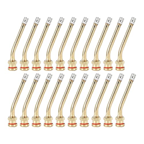 20Pcs Tire Valve Stem, Tire Valve Extension Valve Stem, Copper Long Service Life Excellent Sealing Wide Compatibility Tire Valve Extension Adapter(V3-20-4) - size: V3-20-4