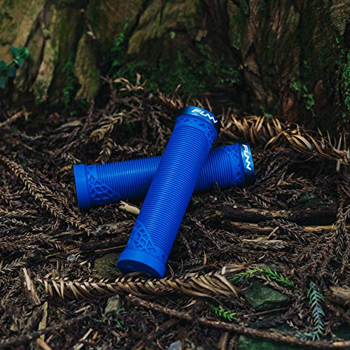 Funn Hilt MTB Bike Grips with Single Lock On Clamp - color: Blue