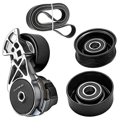 Serpentine Belt Kit With Tensioner And Idler Pulley For Ford Mustang - size: Ford Mustang (00-02)