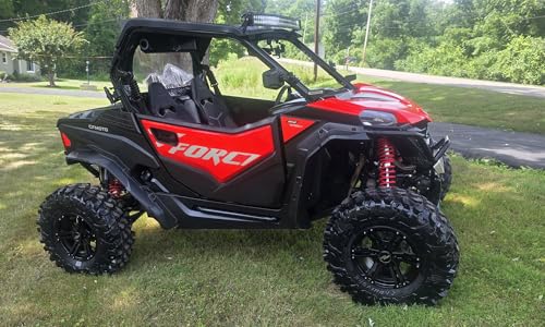 RockTrix RT101 14x7 ATV UTV Wheel 4x110 5+2 Offset, Matte Black, 4pc Set - size: 14x7 (5+2)