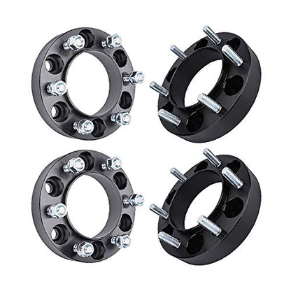 BRTEC 1.25" 6x5.5 Hubcentric Wheel Spacers for Toyota Tacoma 4Runner - color: 4PCS/1.25"