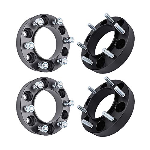 BRTEC 1.25" 6x5.5 Hubcentric Wheel Spacers for Toyota Tacoma 4Runner - color: 4PCS/1.25"
