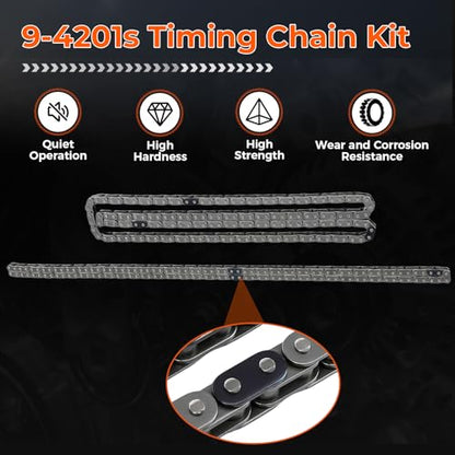 2.4 Timing Chain Kit w/Water Pump Fit For Chevy Equinox, Replaces# 94201S - size: 12621505