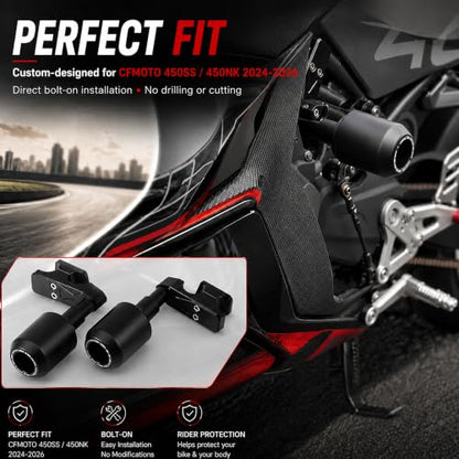 Highway Crash Bar Drop Guard for CFMOTO 450SS/NK 2024 2025 2026 2027