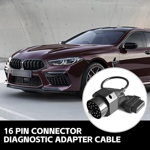 Adapter Fit for OBD1 to OBD2 16pin to 20pin Diagnostic Scanner Convertor Adapter Vehicle 16 Pin Connector Compatible with BMW - size: per BMW 20 Pin