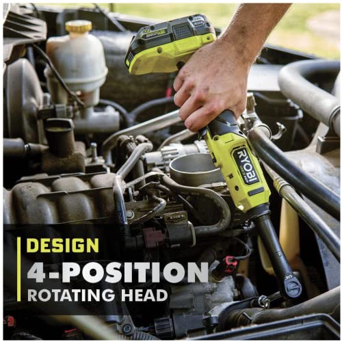 RYOBI ONEAND HP 18V BRUSHLESS Cordless 1/4 in. Extended Reach Ratchet Tool ONLY PBLRC01B