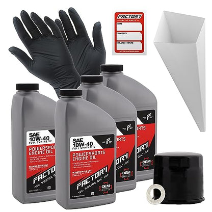 Factory Racing Parts Oil Change Kit compatible with Suzuki Boulevard