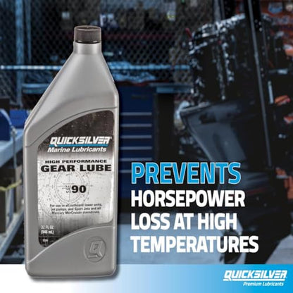 Quicksilver SAE 90 High Performance Gear Lube Tube, 8 oz - style: 8 fl oz