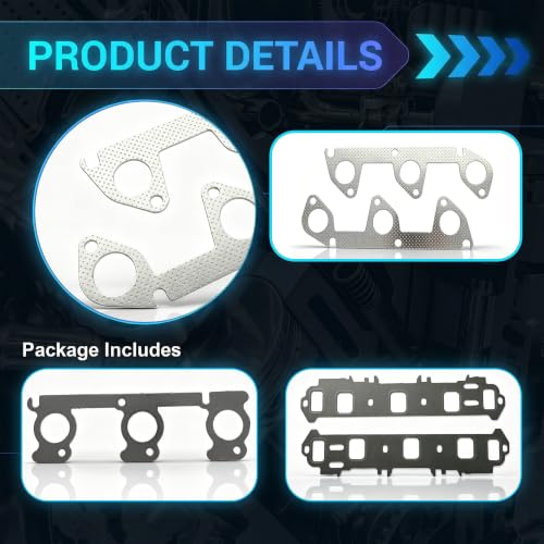 3.0 Head Gasket Set w/Head Bolts Fit for Ford Ranger Mazda 98-01 HS9902PT - size: 3.0 Head Gasket Set
