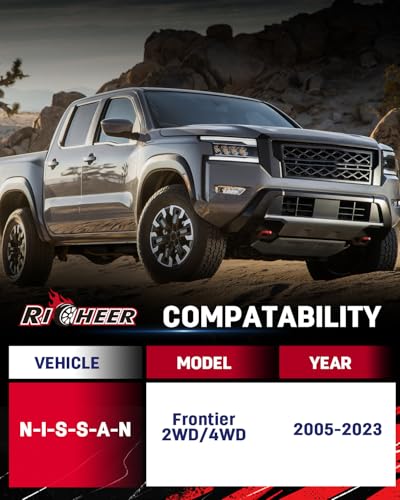 Richeer 3" Front and 2" Rear Leveling Kits for 2005-2023 Frontier 2WD 4WD - size: Lift Kit for 2005-2023 Frontier