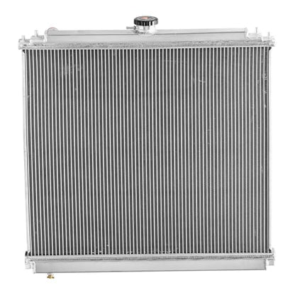 Aluminum Radiator + Shroud Fan + Relay Compatible with 2005-2018 Nissan Frontier Xterra Pathfinder 4.0L V6 2006 2007 2008 2009 2010 2011 2012 2013 2014 2015 2016 2017 Radiator