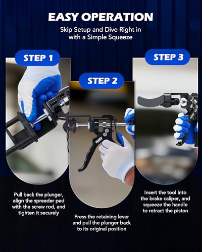 OMT Dual Piston Brake Caliper Compressor Brake Piston Compressor Tool - style: Dual Piston