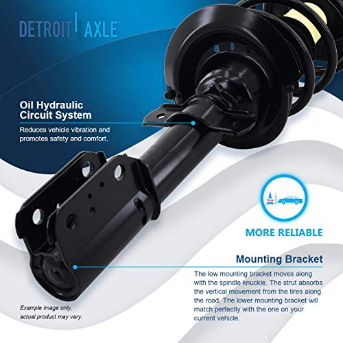 Detroit Axle - 4 Ready Struts for 1997-2005 Buick Century, 1997-2004 Regal - size: 10003-4/Shock Kit