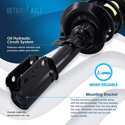 Detroit Axle - 4 Ready Struts for 1997-2005 Buick Century, 1997-2004 Regal - size: 10003-4/Shock Kit