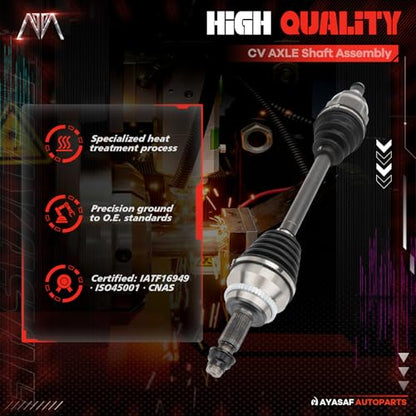 66-5260 Front Left CV Axle Shaft Assembly - size: 66-5260