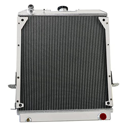 ALLOYWORKS 3 ROW Aluminum Radiator For 1994-2004 Isuzu NPR 3.9L 4.8L V8 5.7L 6.0L Downflow Radiators, MT