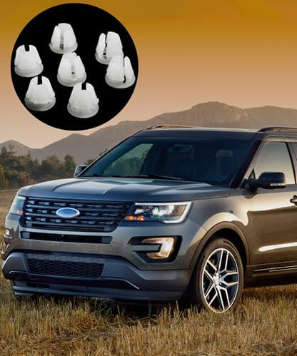 10PCS Car Clips,Car Accessories Headlight Retaining Clip,Headlight Clips,Turn Signal Housing Gasket,Headlight Assembly Grommet Retaining Clip Nut Replacement,Replace #N811169S 90189-06111