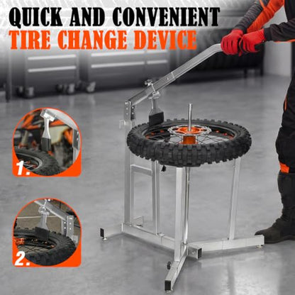 Street Motorcycle Tire Change Starter Kit (16in–21in)