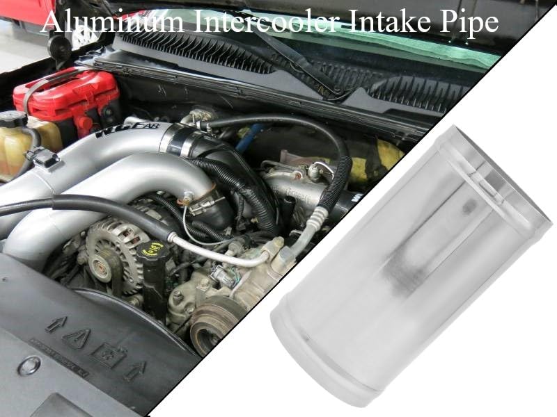 YSIL 2.5" OD Intercooler Pipe Air Intake Tube 4.72"/120mm Straight Aluminum - size: OD: 2.5"(63mm)