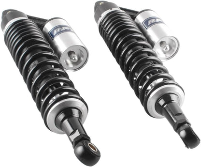 360mm Rear Shock Absorber Suspension Motorcycle ATV Quad 7mm Spring - color: Silver Black