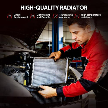 Torchbeam CU2303 Car Aluminum Core Radiators Compatible with 1999-2002 Protege, 2002-2003 Protege5, 2003 Protege 2.0L - size: Mazd Protege 2.0L