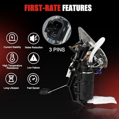 75132-01D 75132-01 Fuel Pump Assembly Compatible With Harley-Davidson