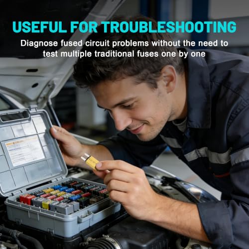 NuIth 20A ATM Manual Reset Fuse Kit, 20 AMP Low Profile Mini Blade Resettable Circuit Breaker Fuse DC 12V-28V for Car Truck RV Marine Electrical Diagnosis 2PCS - style: 20A 2PCS