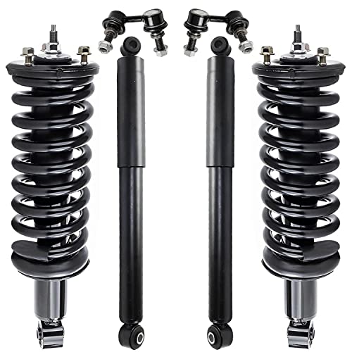 Detroit Axle - Front Suspension Kit for 05-19 Nissan Frontier - size: 6AQS47311/Shock Kit