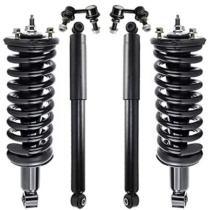 Detroit Axle - Front Suspension Kit for 05-19 Nissan Frontier - size: 6AQS47311/Shock Kit