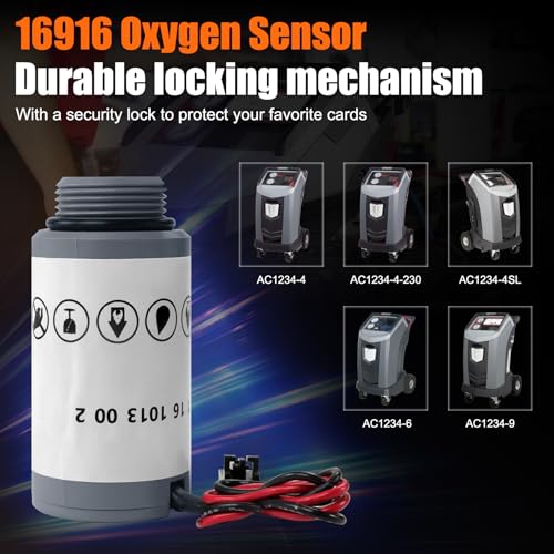 16916 Oxygen Sensor Replac for Robinair R-1234Yf Refrigerant for AC1234-4