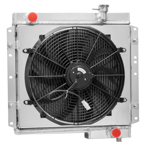 3 Row Aluminum Radiator+Shroud Fan Replacement for 1960-1984 Toyota Land Cruiser FJ40 FJ45 Radiators