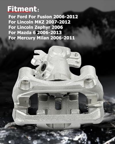 cciyu Rear Left Disc Brake Caliper w/Bracket 18B5002 - size: Rear Left[18B5002]