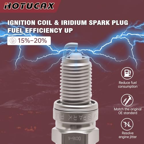 UF649 Ignition Coils & SP649 Iridium Spark Plug Set, 4 Pack - size: UF649 & Spark Plugs