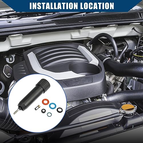 Fuel Injector Seal O-Ring for Volvo XC90 4.4L V8 2005-2011 for Volvo S80 4.4L V8 2007-2010 / Fuel Injector Rubuild Kit/Durable / 1 Set Black