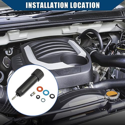 Fuel Injector Seal O-Ring for Volvo XC90 4.4L V8 2005-2011 for Volvo S80 4.4L V8 2007-2010 / Fuel Injector Rubuild Kit/Durable / 1 Set Black