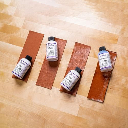 Angelus Flat 4-Coat Scratch-Resistant Leather Sealer – Durable, Flexible, Clear Coat Protection for Leather Shoes, Bags, Jackets & More - Flat Finish - 4 fl oz - size: 4 fl oz (Pack of 1), style: Flat