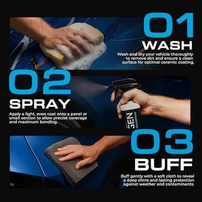 Nexgen - Ceramic Spray - Ceramic Coating for Cars - Better than Wax - 16 oz - size: 16 Ounce (Pack of 1)