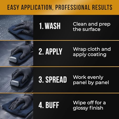 Nano Bond Ceramic Coating for Cars - 9H PRO 80% SiO2 Formula - 60ML Kit - size: 60ml Kit
