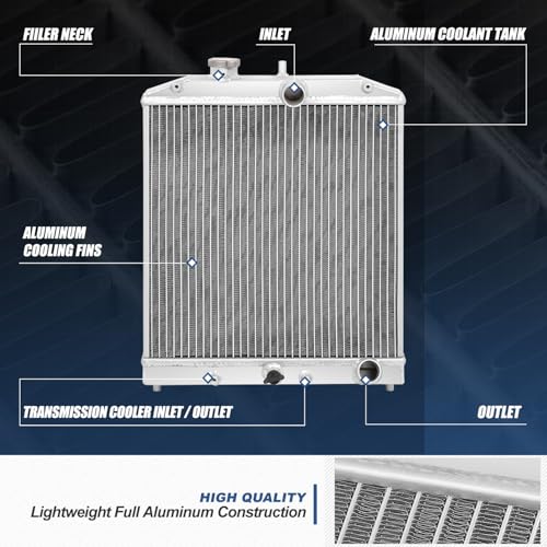 Auto Dynasty Radiator for 92-01 Honda Civic Del Sol Acura Integra - color: 92-01 Civic/Del Sol/Integra MT
