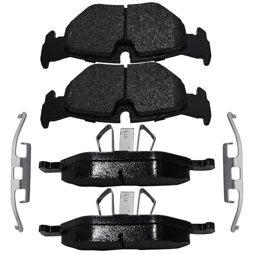 Brake Pads Rear Set Compatible with BMW X1 128i 323i 328i 328xi Automotive Replacement Rear Brakes Semi-Metallic D1171 - style: D1171
