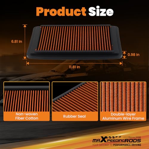 maXpeedingrods MX-2309 for Honda High Performance Engine Air Filter - size: MX-2309