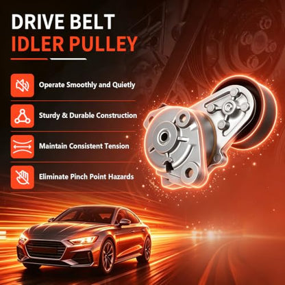 89380 Belt Tensioner w/Pulley for Lexus IS F RC F GS F LC500 - size: 89380